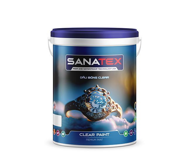 Dầu bóng Clear SANATEX