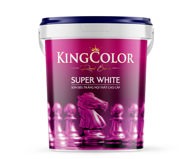 Sơn siêu trắng nội thất cao cấp KINGCOLOR