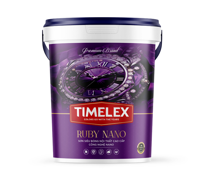 Sơn siêu bóng nội thất cao cấp công nghệ nano Timelex